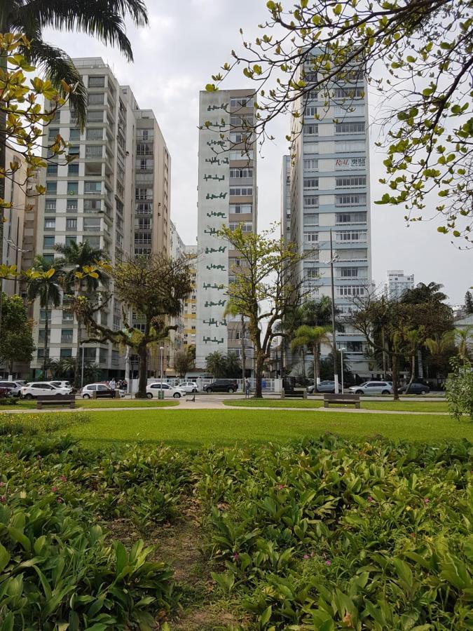 Apartamento Em Frente A Praia Do Embare - Santos Eksteriør bilde
