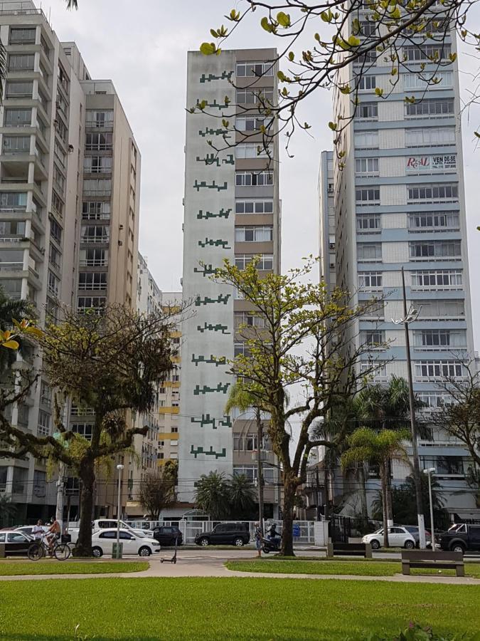 Apartamento Em Frente A Praia Do Embare - Santos Eksteriør bilde